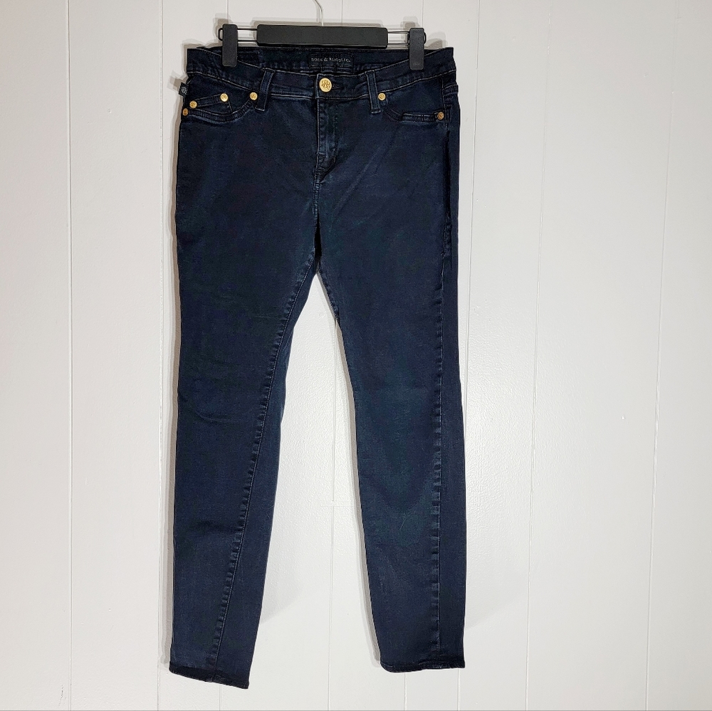 Women’s Skinny Jeans - Dark Navy Blue
